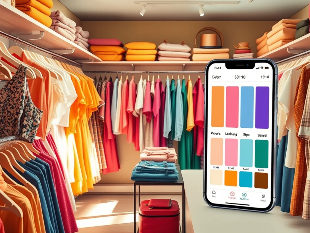 Color Analysis closet clothing